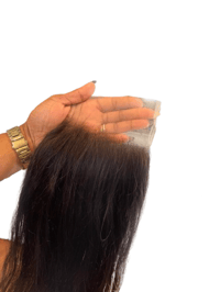 Image 3 of 5x5 Transparent closure 