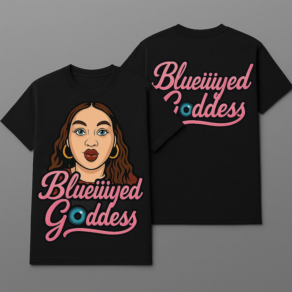 Image of Blueiiiyedgoddess Logo T-Shirt