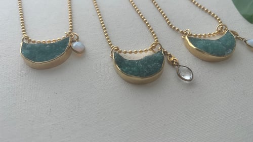Image of CRUZY • Aqua Druzy Necklace
