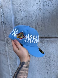 Image 4 of SKY BLUE INFINITE NEW YORK YANKEES CUSTOM FITTED CAP