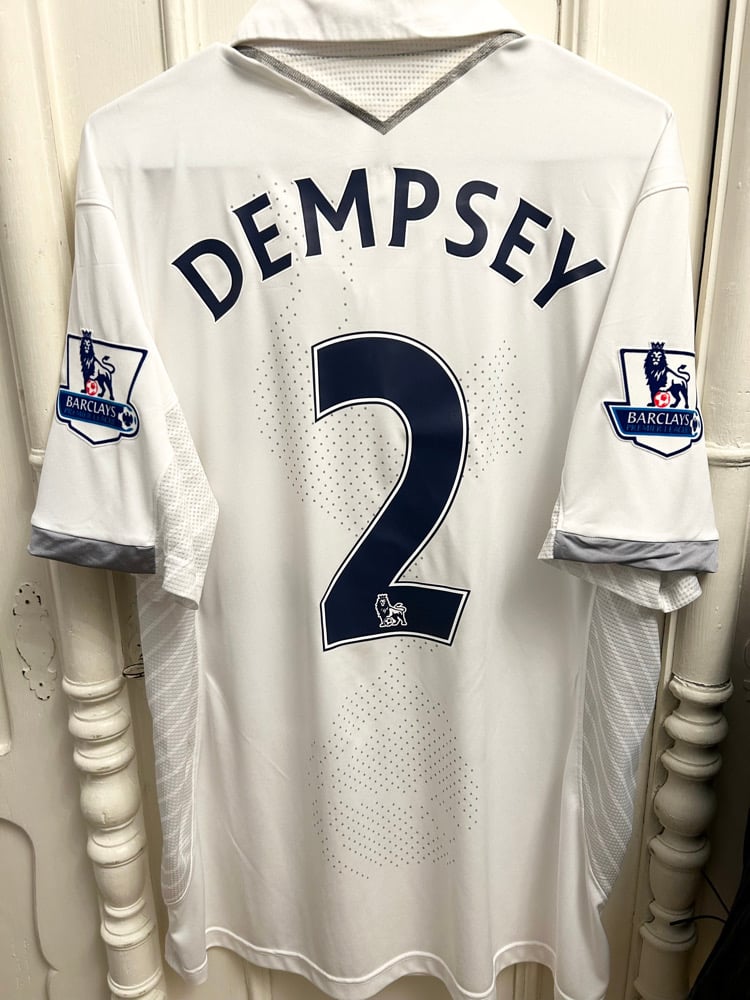 Image of Tottenham Hotspur “DEMPSEY 2” 2012/13 Home Shirt + PL patches (XL)