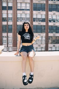 Image 1 of take a chance baby tee blk 