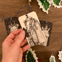 Image 2 of Christmas Folk Animals - Gift Tags