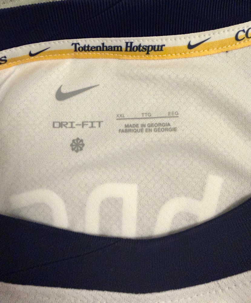 Image of PRE ORDER: NEW Tottenham Hotspur “JOHNSON 22” 2024/25 Home Europa Final Shirt (XXL)