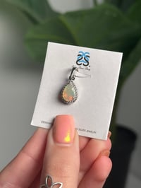 Image 2 of ETHIOPIAN OPAL PENDANT WITH CHAIN .925 STERLING SILVER A