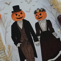 Image 4 of Pumpkin Couple Print