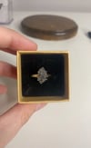 Herkimer diamond ring