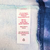 Image 4 of Justice Kids Tie-Dye Hoodie - Blue and Purple