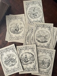 Image 3 of Jeu de cartes de l’Oracle Symbolique, jeu divinatoire, Wattillaux du XIXème siècle, très rare! 