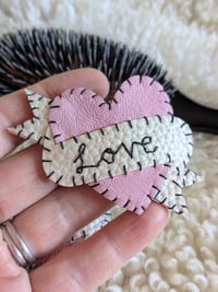 Image 3 of Pink Love Heart Hair Clip