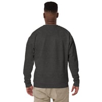 Image 2 of Large Embroidery Charcoal Sweatshirt