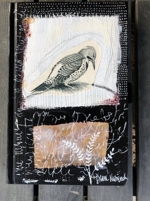 Image of Bird Journal- hand painted 