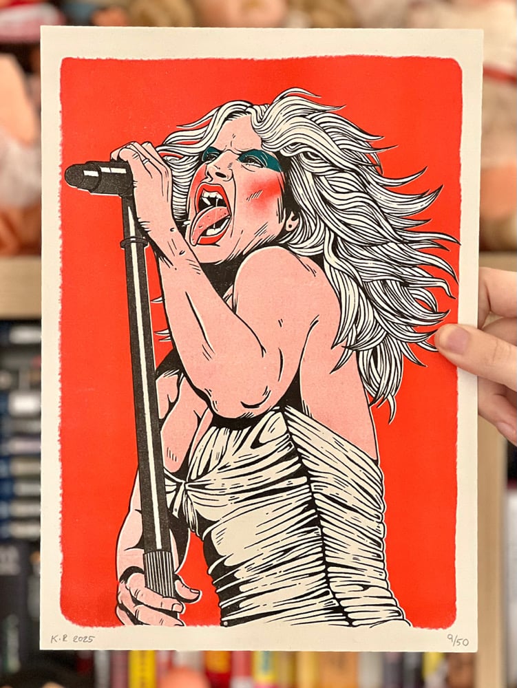 Amy Taylor A4 Risograph Print