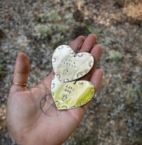 Image 3 of Made to order - FAFO heart earrings 