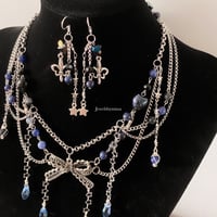 Image 3 of jbmN61 Midnight Sky (Necklace and Earrings set)