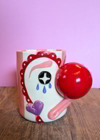 Image 3 of  ☆  discount! sad pierrot clown mug  ☆ 