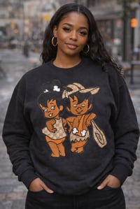 Image 2 of GG/LV Pebbles & Bam Sweatshirt (S-XL)