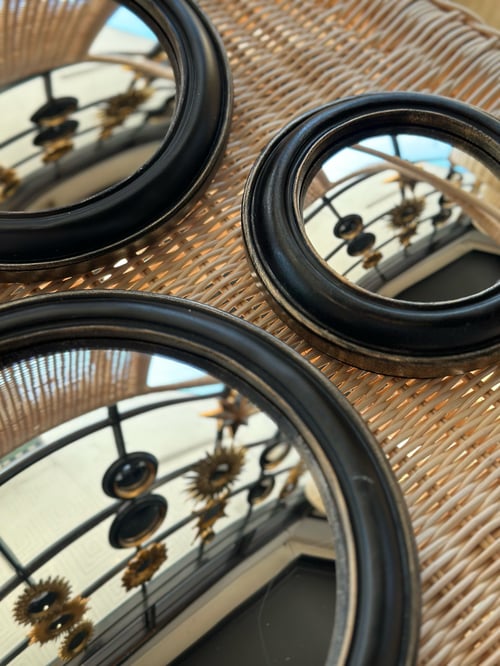 Image of NEW Black Convex Mirror