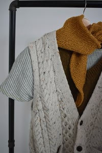 Image 10 of Buttoned Vest - Made in Ireland