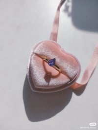 Image 11 of simple purple ring 紫锆石戒指