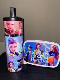 Kpop lunch box & drink bottle set 