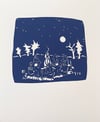 Singing Campfire Print