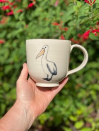 Image 3 of X Large Pelican decorated Mug