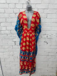 Image 1 of FLORENCE maxi dress red blue 