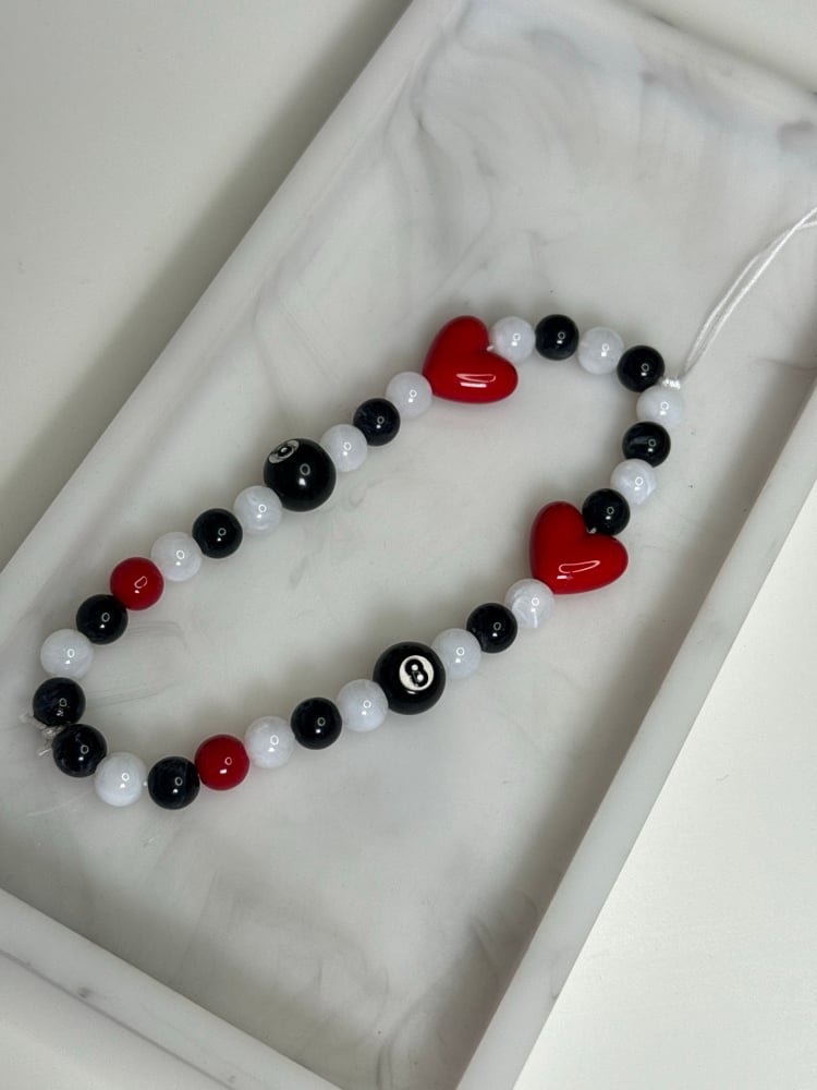Image of Magic8 Beaded Phone Charm