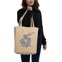 Image 1 of Eco Tote Bag /tote bag snake dick
