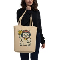 Image 4 of Maneki-Neko Polo Kitty Eco Tote Bag
