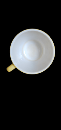 Image 6 of Set of 3 Pyrex Yellow Foulard Atomic Starburst Mugs 