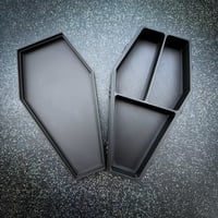 Image 3 of Black Coffin Jewelry Box 
