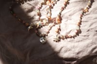 Image 4 of Moon face ~ Starburst crystal beaded necklace
