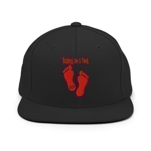 Image of Red 2 Feet Snapback