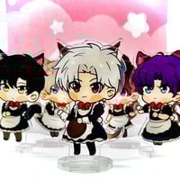 Image 3 of Cat maid wiggly standees 