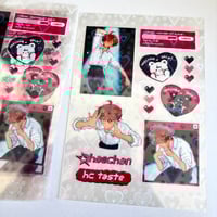 Image 3 of (PREORDER) A6 HOLO STICKER SHEET - TASTE