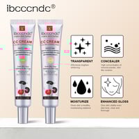 Image 2 of Moisturizing Correcting CC Cream Waterproof Anti-sweat Makeup Before Concealer Lasting Women Makeup 
