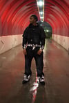 RHINESTONE SWEATSUIT (BLACK)