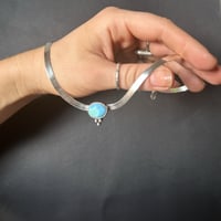 Image 1 of Herringbone Bubbles & Golden Hills Turquoise 