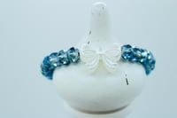 Image 4 of  Blue, Gold Beads & Rhinestones 