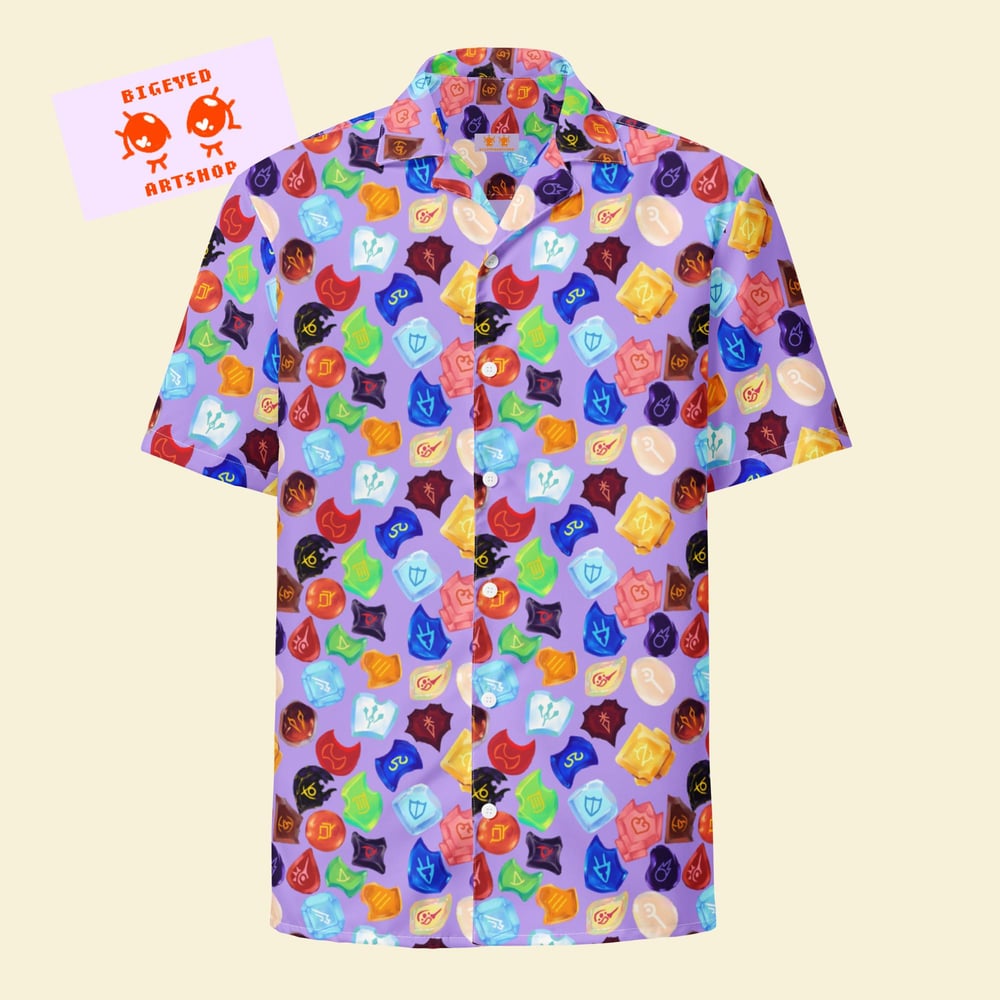 Image of Jobstone Crunch Button Up Shirt (FFXIV)