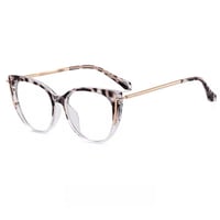 Image 1 of Her Signature, Naming Y Collection 3. Yola Lens (CLEAR, White Pard) for women by Y. Cashay