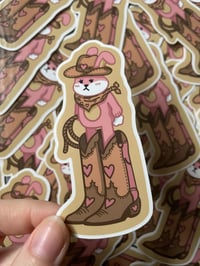Image 5 of Matte sticker - ‘Just a (cow)girl’