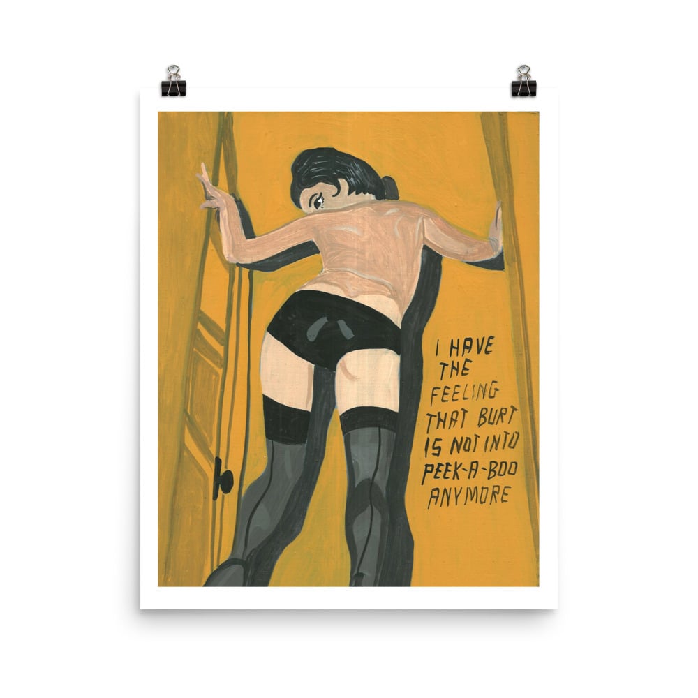 Image of BURT POSTER