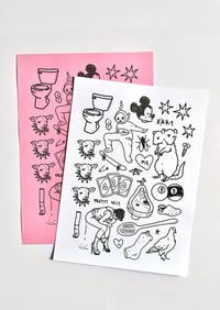 Image 1 of tattoo flash print