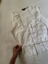 70s linen and lace camisole  
