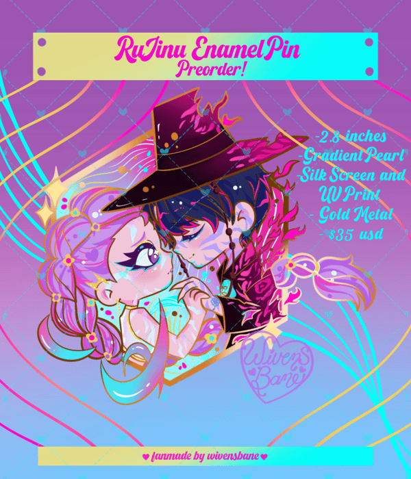 Image of PREORDER - LE RuJinu Enamel Pin