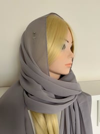 Image 1 of Holy Cross Veil (Silver Gray)