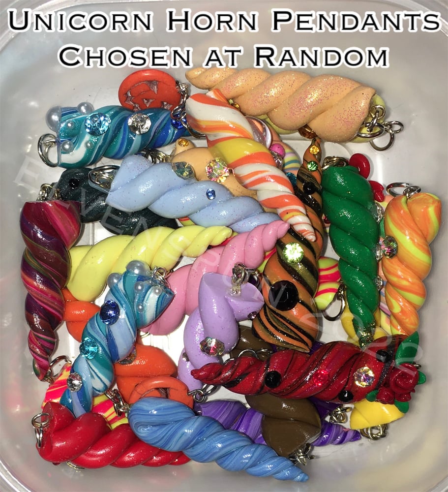 Image of Unicorn Horn Pendants - Randomly Chosen